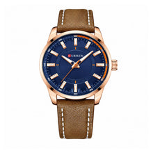 Cargar imagen en el visor de la galería, RELOJ CLÁSICO PARA HOMBRE CURREN BUSINESS KRED22202111 - MARRÓN
