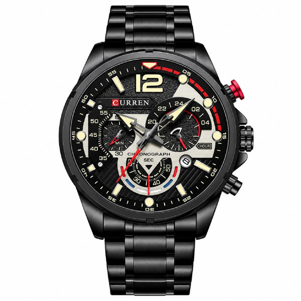 RELOJ CLÁSICO PARA HOMBRE CURREN BUSINESS KRED530101 - NEGRO