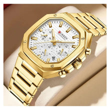 Cargar imagen en el visor de la galería, RELOJ  PARA HOMBRE CURREN 8459 KREE0603 - DORADO
