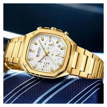 Cargar imagen en el visor de la galería, RELOJ  PARA HOMBRE CURREN 8459 KREE0603 - DORADO
