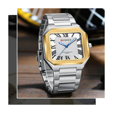 Cargar imagen en el visor de la galería, RELOJ  PARA HOMBRE CURREN 8482 KREE4903 - PLATEADO
