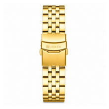 Cargar imagen en el visor de la galería, RELOJ  PARA HOMBRE CURREN 8498 KREE4705 - DORADO
