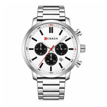 Cargar imagen en el visor de la galería, RELOJ  PARA HOMBRE CURREN LUXURY KREC101902 - PLATEADO
