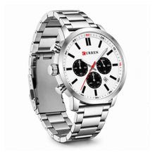 Cargar imagen en el visor de la galería, RELOJ  PARA HOMBRE CURREN LUXURY KREC101902 - PLATEADO

