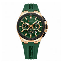 Cargar imagen en el visor de la galería, RELOJ DEPORTIVO PARA HOMBRE CURREN ELEGANCE KREE5105 - VERDE
