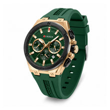 Cargar imagen en el visor de la galería, RELOJ DEPORTIVO PARA HOMBRE CURREN ELEGANCE KREE5105 - VERDE
