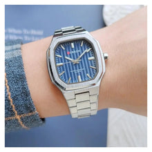 Cargar imagen en el visor de la galería, RELOJ  PARA HOMBRE CURREN 8458 KREE0502 - PLATEADO
