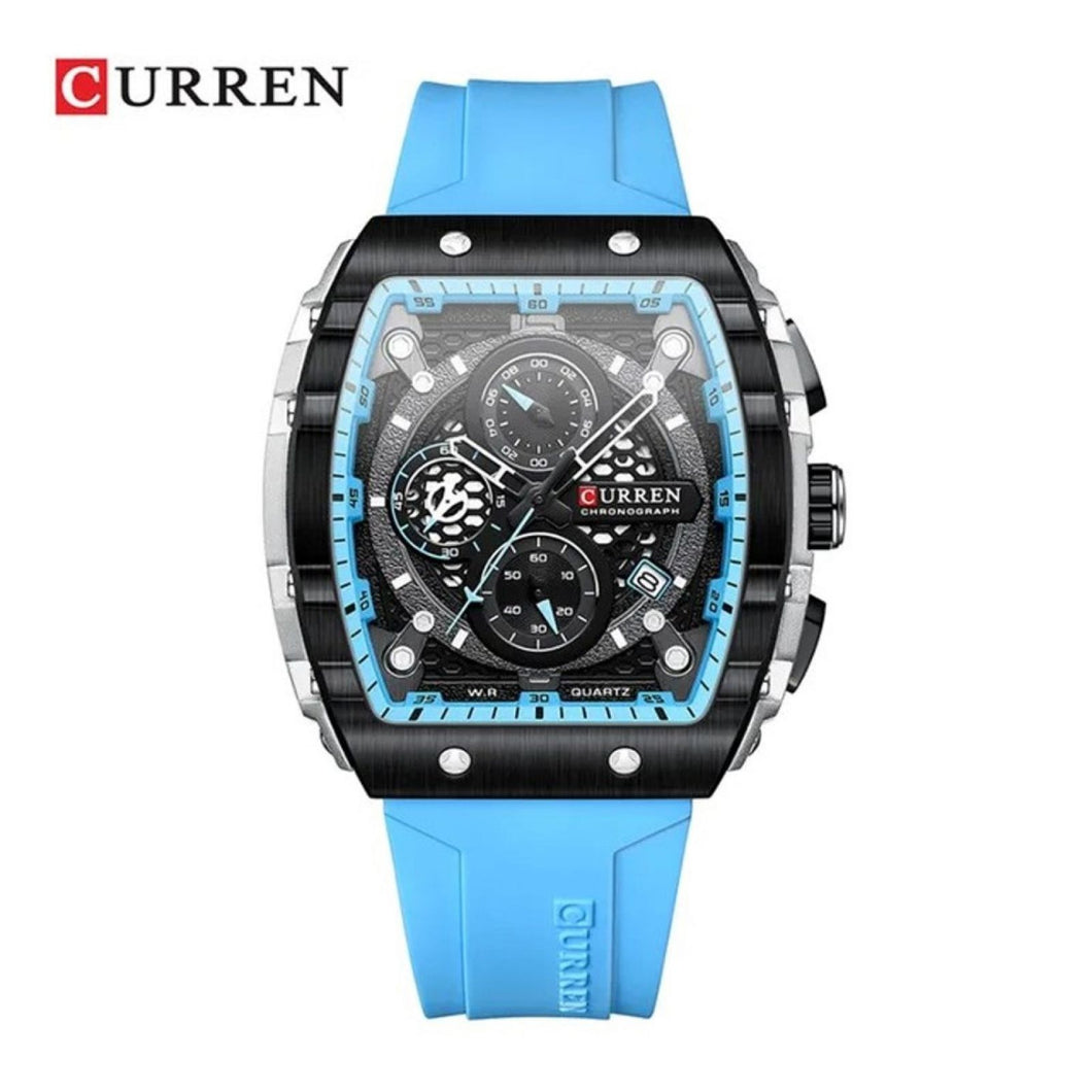 RELOJ DEPORTIVO PARA HOMBRE CURREN 8443 KRED8703 - CELESTE