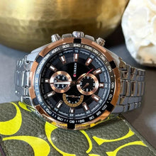 Cargar imagen en el visor de la galería, RELOJ  PARA HOMBRE CURREN 8023 KRE02192001 - PLATEADO
