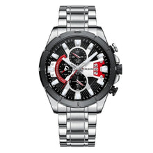 Cargar imagen en el visor de la galería, RELOJ  PARA HOMBRE CURREN 8401 KRED41901 - PLATEADO
