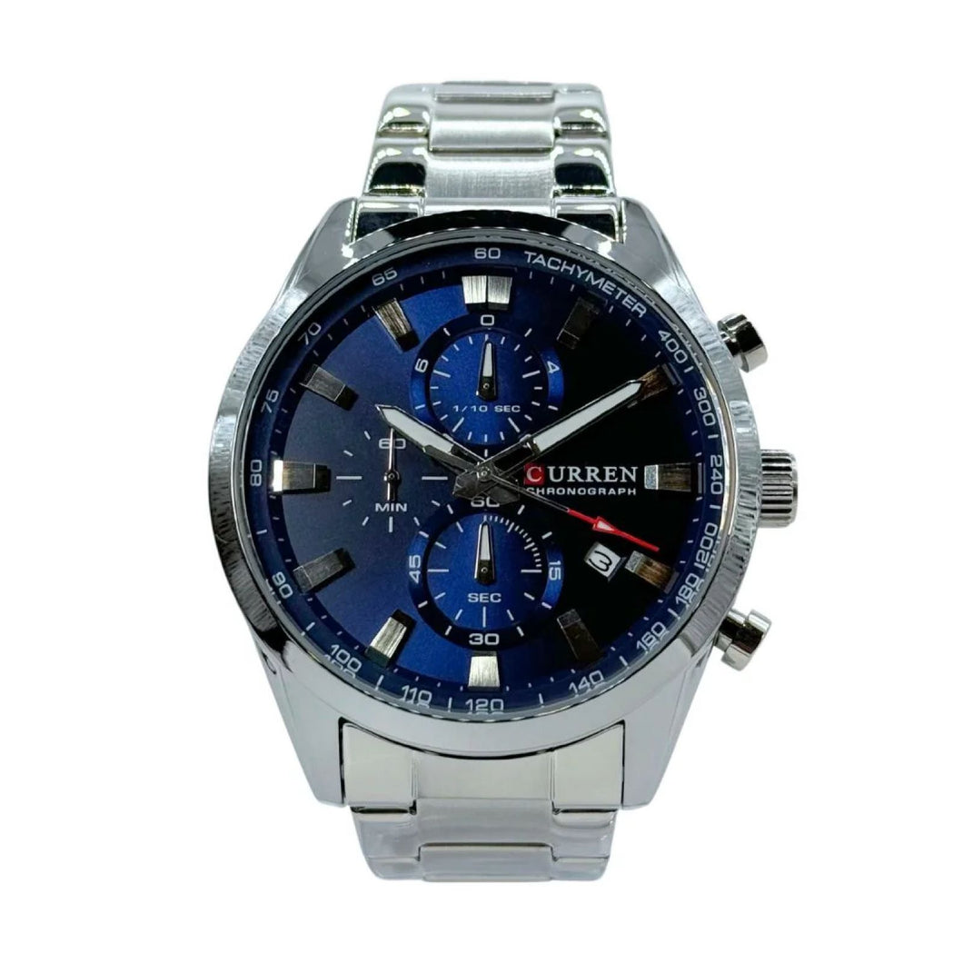 RELOJ  PARA HOMBRE CURREN 8445 KRED8601 - PLATEADO