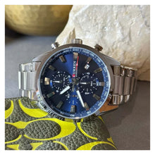 Cargar imagen en el visor de la galería, RELOJ  PARA HOMBRE CURREN 8445 KRED8601 - PLATEADO
