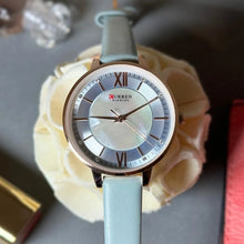 Cargar imagen en el visor de la galería, RELOJ CLÁSICO PARA MUJER CURREN 9080 KRED251020 - CELESTE

