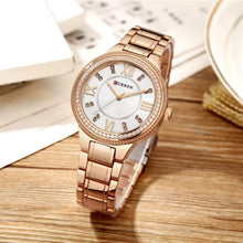 Cargar imagen en el visor de la galería, RELOJ  PARA MUJER CURREN 9004 KREB622019 - ORO ROSA

