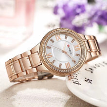 Cargar imagen en el visor de la galería, RELOJ  PARA MUJER CURREN 9004 KREB622019 - ORO ROSA
