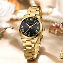 Cargar imagen en el visor de la galería, RELOJ  PARA MUJER CURREN 9095 KREE1403 - DORADO
