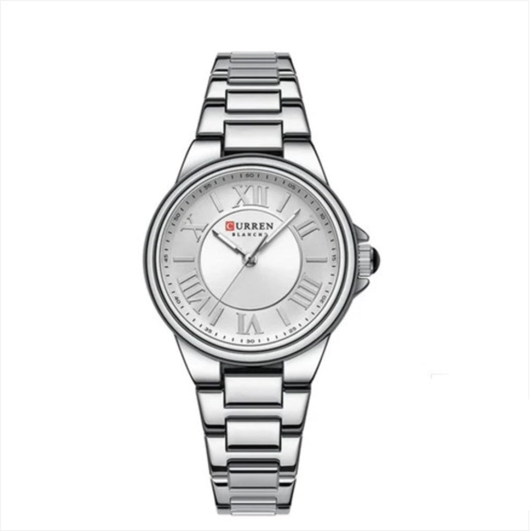 RELOJ  PARA MUJER CURREN 9091 KREE0102 - PLATEADO