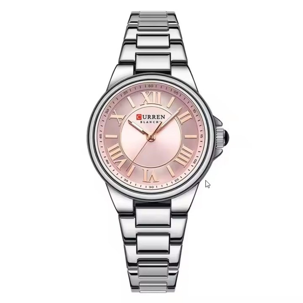 RELOJ  PARA MUJER CURREN 9091 KREE0101 - PLATEADO