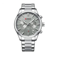 Cargar imagen en el visor de la galería, RELOJ  PARA HOMBRE CURREN 8446 KRED8901 - PLATEADO
