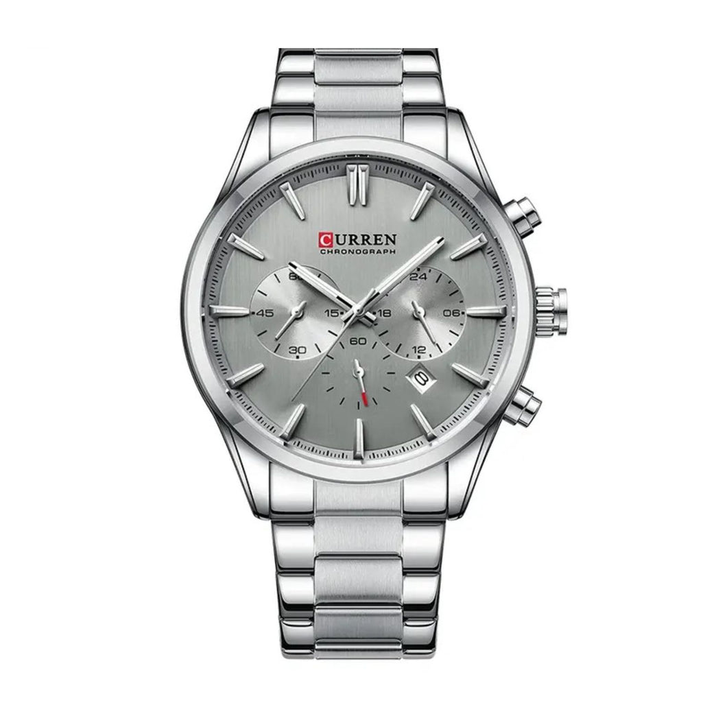 RELOJ  PARA HOMBRE CURREN 8446 KRED8901 - PLATEADO