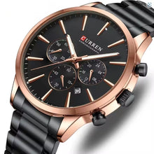 Cargar imagen en el visor de la galería, RELOJ  PARA HOMBRE CURREN 8435 KRED7301 - NEGRO
