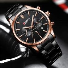 Cargar imagen en el visor de la galería, RELOJ  PARA HOMBRE CURREN 8435 KRED7301 - NEGRO
