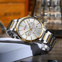 Cargar imagen en el visor de la galería, RELOJ  PARA HOMBRE CURREN 8435 KRED7303 - PLATEADO
