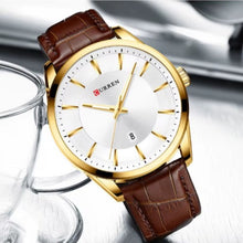 Cargar imagen en el visor de la galería, RELOJ CLÁSICO PARA HOMBRE CURREN 8365 KREC751802 - CAFÉ
