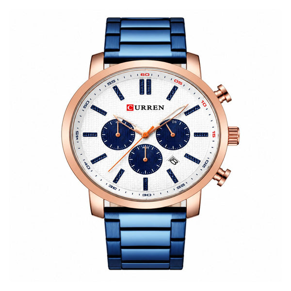 RELOJ  PARA HOMBRE CURREN LUXURY KREC102003 - AZUL