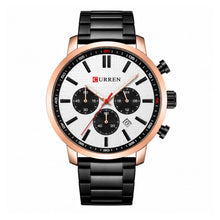 Cargar imagen en el visor de la galería, RELOJ  PARA HOMBRE CURREN LUXURY KREC102001 - NEGRO
