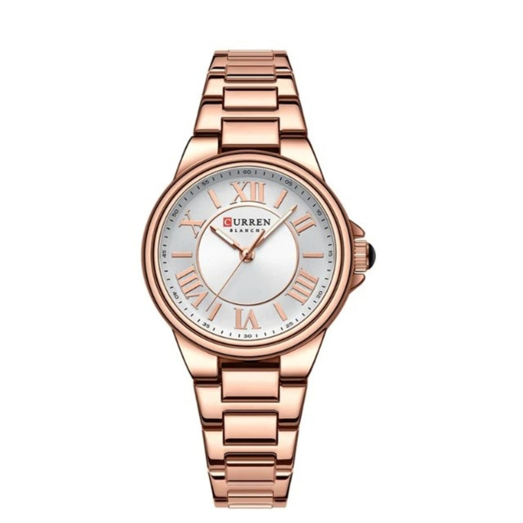 RELOJ  PARA MUJER CURREN 9091 KREE0103 - ROSA