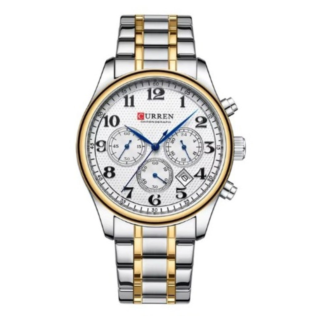 RELOJ  PARA HOMBRE CURREN 8466 KREE2003 - PLATEADO