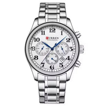 Cargar imagen en el visor de la galería, RELOJ  PARA HOMBRE CURREN 8466 KREE2001 - PLATEADO
