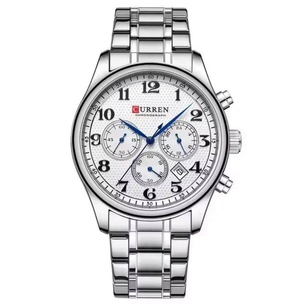 RELOJ  PARA HOMBRE CURREN 8466 KREE2001 - PLATEADO