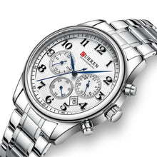 Cargar imagen en el visor de la galería, RELOJ  PARA HOMBRE CURREN 8466 KREE2001 - PLATEADO

