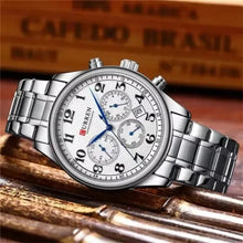 Cargar imagen en el visor de la galería, RELOJ  PARA HOMBRE CURREN 8466 KREE2001 - PLATEADO
