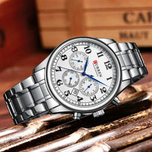 Cargar imagen en el visor de la galería, RELOJ  PARA HOMBRE CURREN 8466 KREE2001 - PLATEADO
