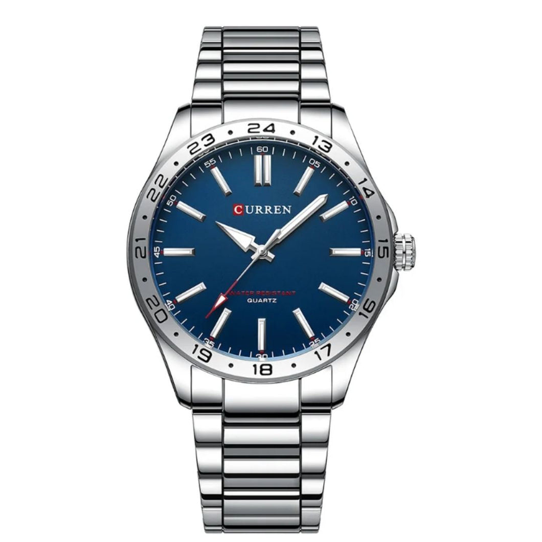 RELOJ  PARA HOMBRE CURREN 8452 KRED9303 - PLATEADO