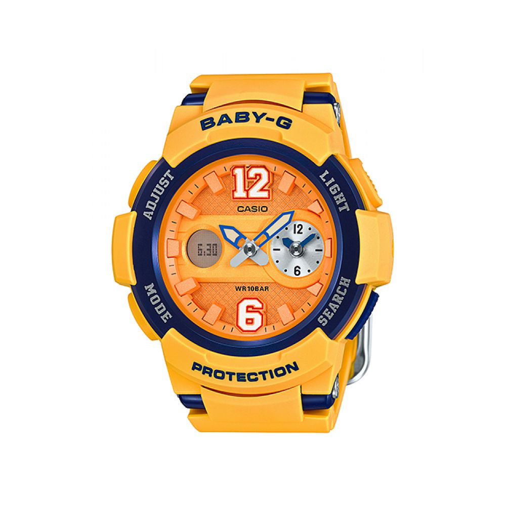 RELOJ DEPORTIVO PARA MUJER G-SHOCK  BGA_210_4B - AMARILLO