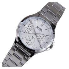 Cargar imagen en el visor de la galería, RELOJ  PARA MUJER CASIO FASHION LTP LTP-V300D-7A - PLATEADO
