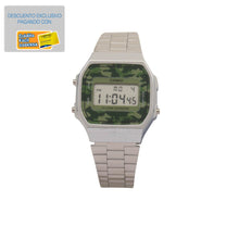 Cargar imagen en el visor de la galería, RELOJ  PARA UNISEXO CASIO  A_168WEC_3 - PLATEADO

