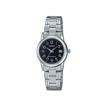 Cargar imagen en el visor de la galería, RELOJ  PARA MUJER CASIO  LTP-V002D-1B - PLATEADO
