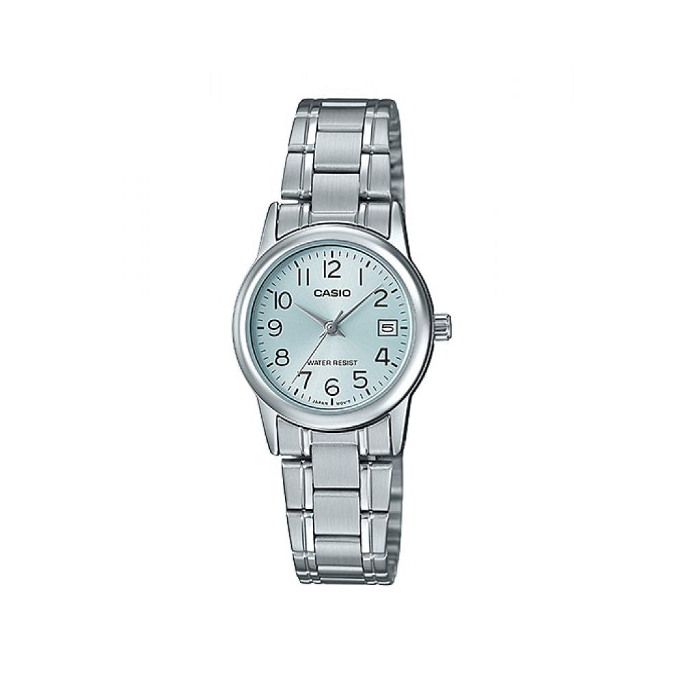 RELOJ  PARA MUJER CASIO LTP_V002D_2B LTP_V002D_2B - PLATEADO
