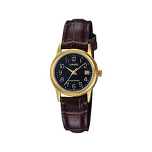 Cargar imagen en el visor de la galería, RELOJ CLÁSICO PARA MUJER CASIO  LTP_V002GL_1B - MARRÓN
