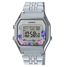Cargar imagen en el visor de la galería, RELOJ  PARA MUJER CASIO  LA680WA4C - PLATEADO
