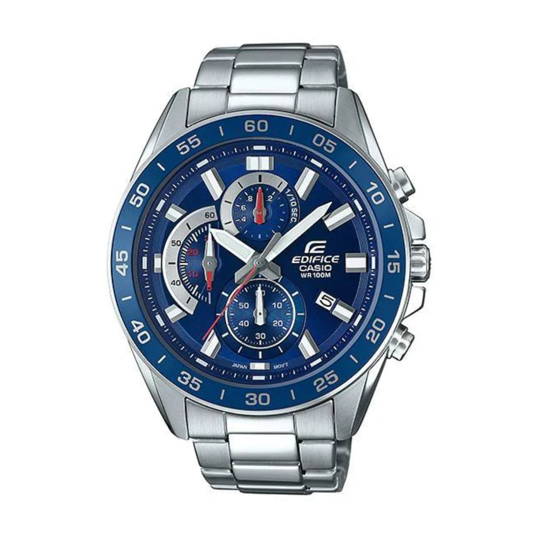 RELOJ  PARA HOMBRE CASIO EDIFICE EFV_550D_2AV - PLATEADO