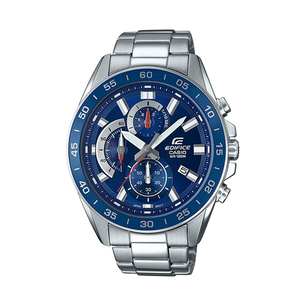 RELOJ  PARA HOMBRE CASIO EDIFICE EFV_550D_2AV - PLATEADO