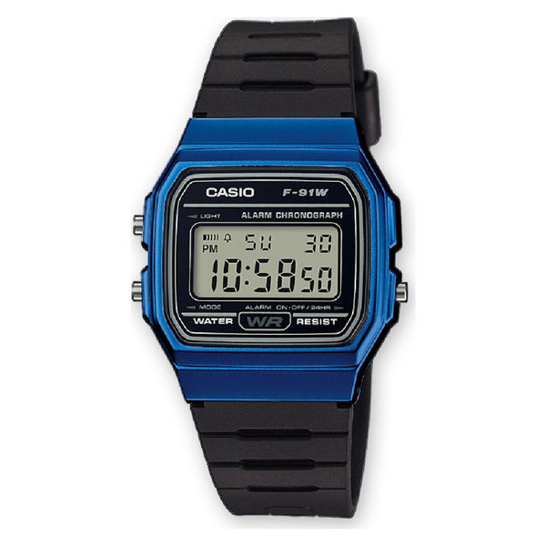 RELOJ DEPORTIVO PARA HOMBRE CASIO  F-91WM-2A - NEGRO