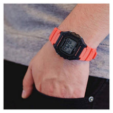 Cargar imagen en el visor de la galería, RELOJ DEPORTIVO PARA UNISEXO CASIO W-218H-4B2V W-218H-4B2V - NARANJA
