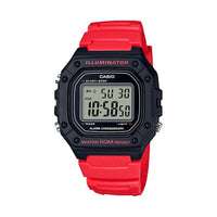 RELOJ DEPORTIVO PARA HOMBRE CASIO W_218H_4BV W_218H_4BV - ROJO